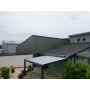 Breite: 7,00 m | TCC Terrassenüberdachung mit Stegplatten (Tiefe wählbar)
