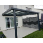 Breite: 4,00 m | TCC Terrassenüberdachung mit VSG–Glas 8,76 mm (Tiefe wählbar)