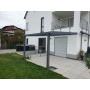 Breite: 4,00 m | TCC Terrassenüberdachung mit VSG–Glas 8,76 mm (Tiefe wählbar)